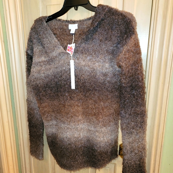 Caslon Sweaters - NWT Caslon Misses sz S Fall Sweater Brown Taupe Cozy Nordstrom